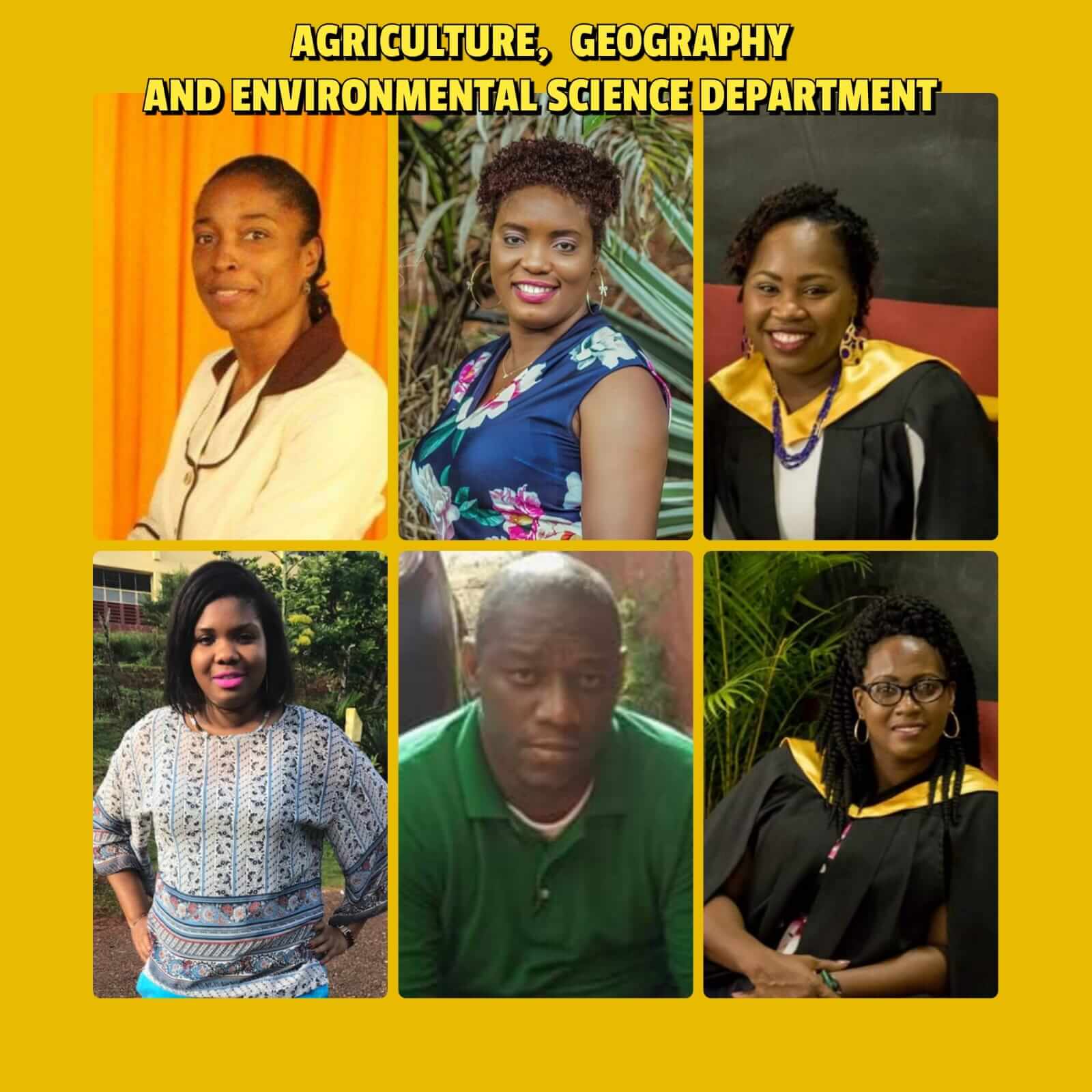 YC's Agriculture, Geography and Environmental Sciences Teachers